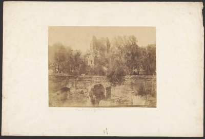[Hadrians villa nær Tivoli] av Unknown artist