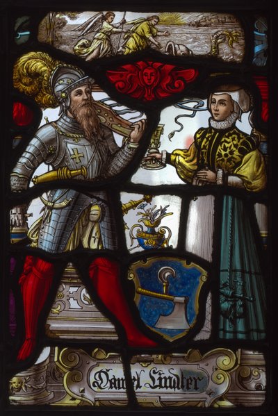 Velkomstpanel for David Lindler av Unknown artist