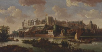 Windsor Castle sett fra Themsen av Unknown artist