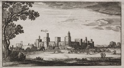 Windsor Castle fra sørøst av Unknown artist