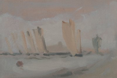 Yachtracing på Solent av Unknown artist