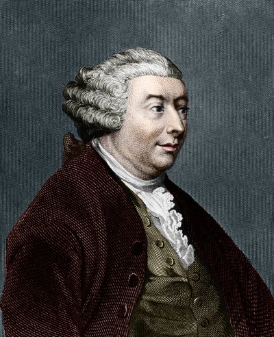 portrett av David Hume. Skotsk filosof (1711 til 1776). av Unknown artist