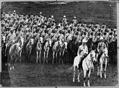 2nd Madras Regiment Light Cavalry på parade av Unknown photographer