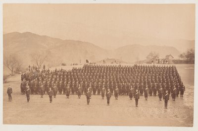 Fjerde Gurkha (rifle) regiment i parade av Unknown photographer