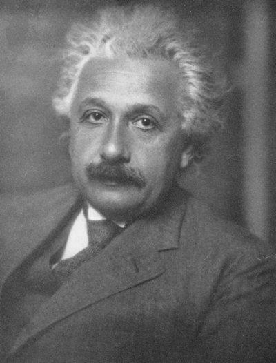 Albert Einstein (s/hvitt bilde) av Unknown photographer