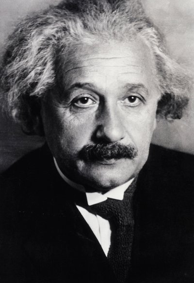 Albert Einstein (s/hvitt bilde) av Unknown photographer