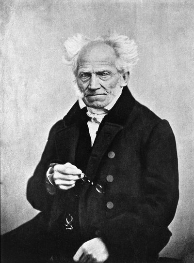 Arthur Schopenhauer (1788-1860), tysk filosof. av Unknown photographer