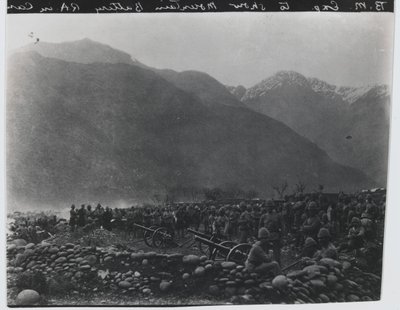 ?Cease Firing?, nr. 1 British Mountain Battery, Black Mountain Expedition, 1891 av Unknown photographer
