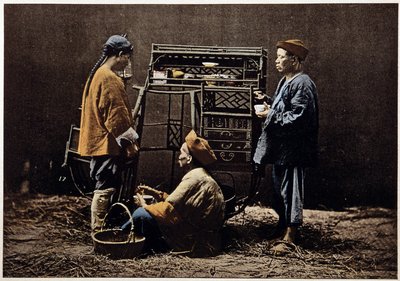 Kinesisk restaurant som reiser sent på 1800-tallet. av Unknown photographer