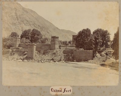 Chitral Fort, 1895 av Unknown