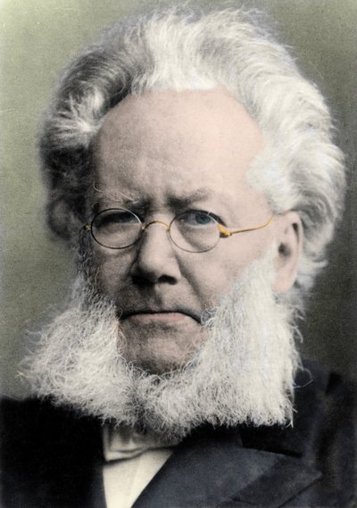 HENRIK IBSEN (1828-1906) norsk poet og dramatiker - Portrett av Henrik (Henri) Johan Ibsen (1828-1906), norsk dramatiker av Unknown photographer