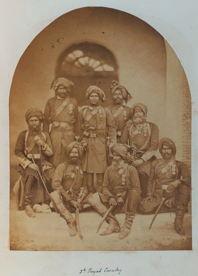Indiske hæroffiserer og underoffiserer, alle innehavere av Indian Order of Merit av Unknown photographer