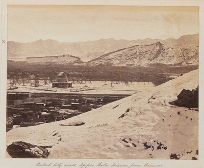 Kabul fra Asmai av Unknown photographer