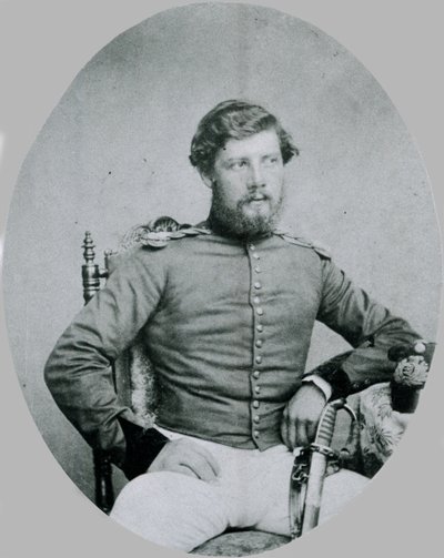 Løytnant Harry North Dalrymple Prendergast VC, Madras Engineers av Unknown photographer
