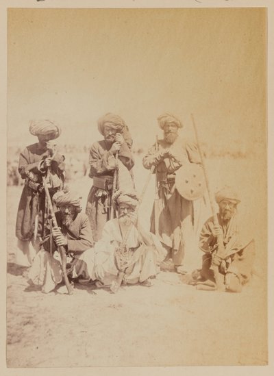 Pathan stammemenn av Unknown photographer
