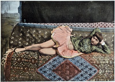 Persisk i et harem i Teheran - fotografi, sent på 1800-tallet av Unknown photographer