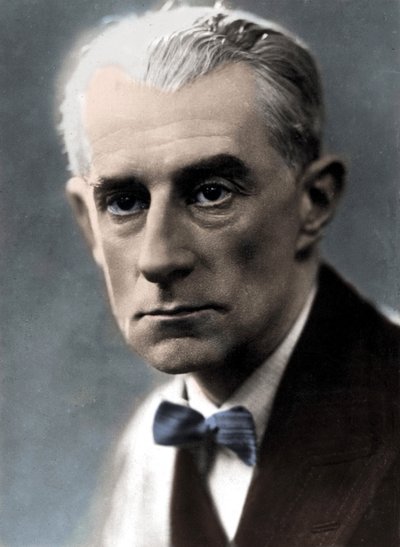Portrett av komponisten Maurice Ravel. av Unknown photographer