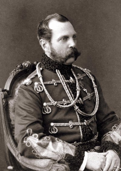 Portrait of Alexander II, Emperor of Russia. av Unknown photographer