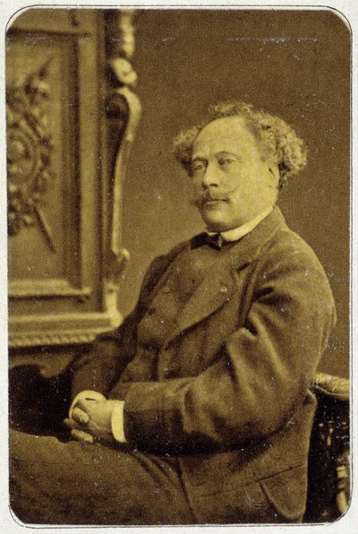 Portrett av Alexandre Dumas Jr. (1824 - 1895) i 1884 av Unknown photographer