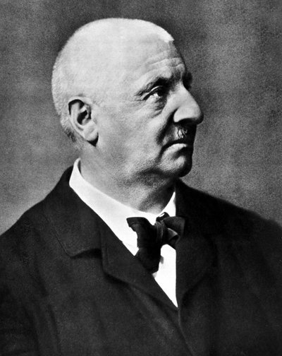 Portrett av Anton Bruckner (1824–1896), østerriksk komponist. av Unknown photographer