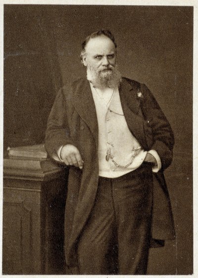 Portrett av Aristide Boucicaut (kjøpmann og filantropisk) i 1874. av Unknown photographer