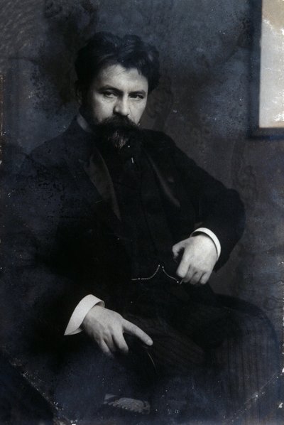 Portrett av Arthur Nikisch (s/hv-bilde) av Unknown photographer