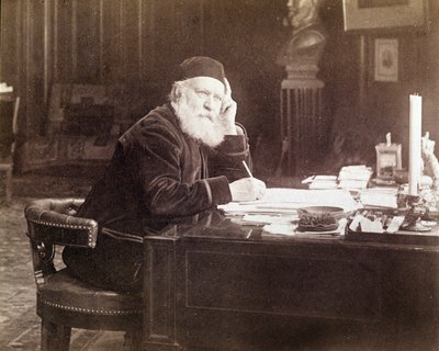 Portrett av Charles Gounod (1818 - 1893), fransk komponist. av Unknown photographer