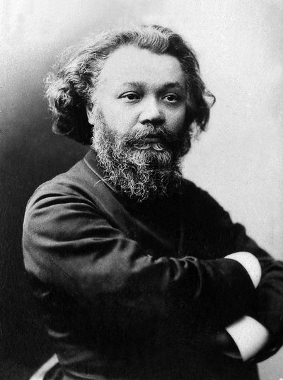 Portrett av Clovis Hugues (1851-1907), fransk poet og politiker. av Unknown photographer