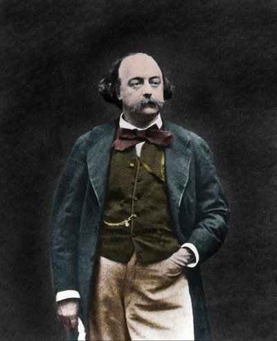 Portrait of English writer Gustave Flaubert (1821-1880) av Unknown photographer