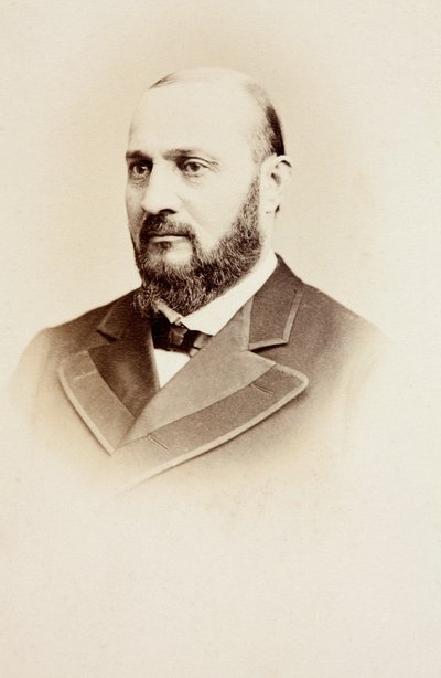 Portrett av Enrico Tamberlik, ca. 1860-tallet (s/hvitt-bilde) av Unknown photographer