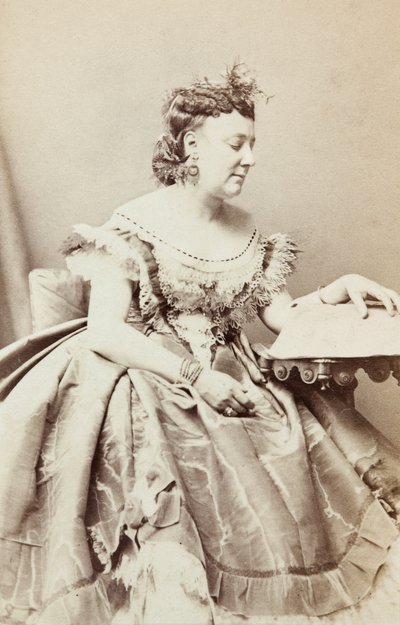 Portrett av Ermina Rudersdorf av Unknown photographer