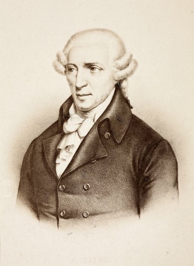 Portrett av Franz Joseph Haydn av Unknown photographer