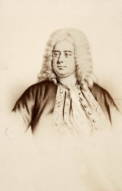 Portrett av George Frideric Handel av Unknown photographer