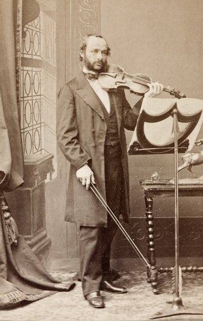 Portrett av Henri Vieuxtemps av Unknown photographer