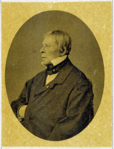 Portrett av Jean Auguste Dominique Ingres (1780 - 1867) i 1841. av Unknown photographer