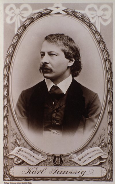 Portrett av Karl Taussig (gravering etter bilde) av Unknown photographer