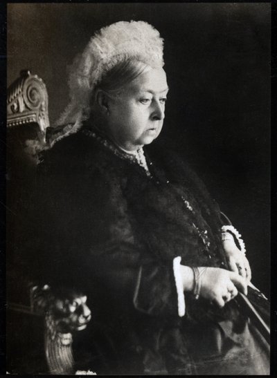 Portrett av dronning Victoria (Victoria Iere) (1819-1901), dronning av Storbritannia av Storbritannia og Irland. FPL samling. av Unknown photographer