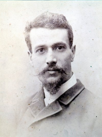 Portrett av Savorgnan de Brazza (1852 - 1905). av Unknown photographer