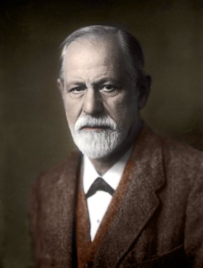 Portrett av Sigmund Freud (1856–1939), østerriksk psykiater. av Unknown photographer