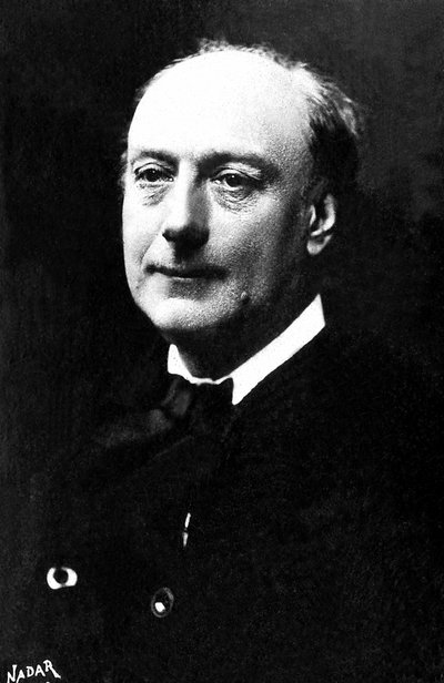 Portrett av Theodore de Banville (1823-1891), fransk poet. av Unknown photographer