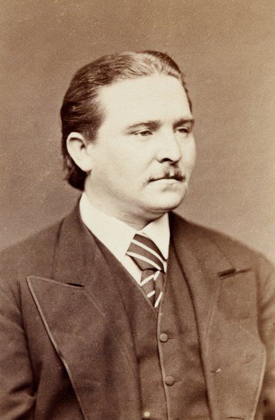 Portrett av Vernon Rigby, ca. 1860-tallet (s/hvitt-bilde) av Unknown photographer