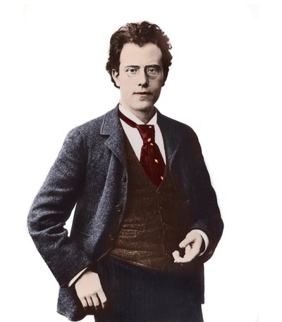 Portrett av den østerrikske komponisten og dirigenten Gustav Mahler - av Unknown photographer