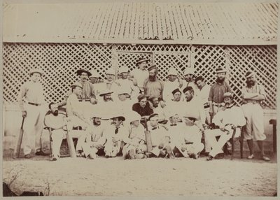Royal Artillery Cricket-lag, India av Unknown photographer