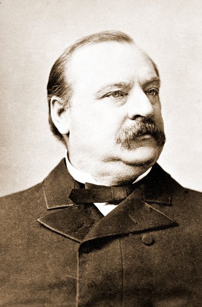 Stephen Crover Cleveland (1837-1908), president i USA. av Unknown photographer