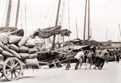 Havnen i Hong Kong rundt 1880. av Unknown photographer
