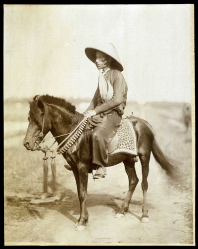 Vietnamesisk rytter, sent på 1800-tallet. av Unknown photographer