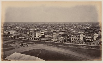 "Utsikt fra Ochterlony-monumentet", Calcutta av Unknown photographer