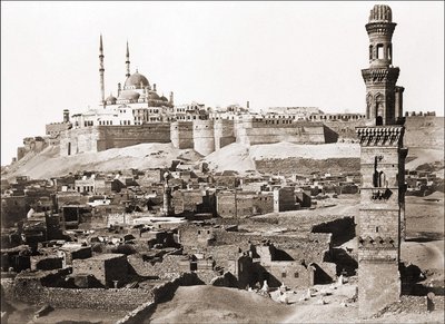 View of Cairo, photograph around 1870. av Unknown photographer