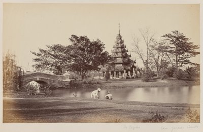 "View of Eden Gardens", Calcutta av Unknown photographer
