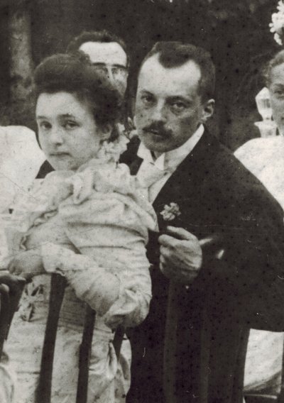 Vladimir Dmitrievich Nabokov (1870-1922) og Elena Ivanovna Rukavishnikova (1876-1939), Anonym. Fotograf av Unknown photographer